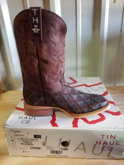 Tin Haul co men's boots, 10