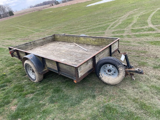 10ft x 7ft single axle trailer