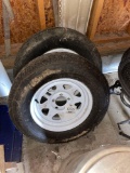 pair of trailer tires