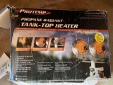 propane radiant tank top heater