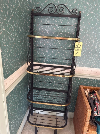 heavy rod iron shelf