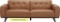 Bigelow Contemporary Modern Leather Sofa