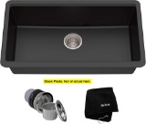black undermount kitchen sink