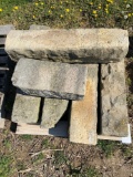 Pallet of barn stone