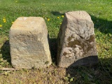 (2) Sandstone posts