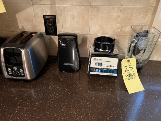 Toaster, Can Opener, Osterizer Mixer