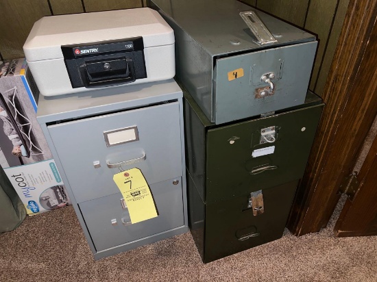 File Cabinets and Sentry Safe No Key