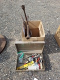 drill bits, tire irons, hardware