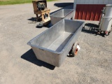Stainless 2 Wheel Vats 5ft x 2ft x 18in h