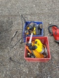 power tools, extension cords, fishing reels