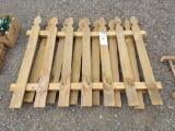 2 wooden fence pieces