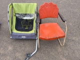 child carrier and chair