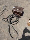 jumper cables with empty tool box
