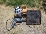 drill, pedal tractor seat, small items