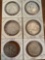 (6) silver halves