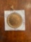 1904 $20 gold coin in 14k gold bezel