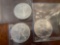 (3) 2015 walking liberty silver dollars