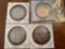 (4) walking liberty silver halves