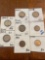 (5) silver nickels- (3) lincoln Pennies