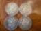 (4) Morgan silver dollars