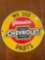 11in diameter porcelain chevy sign