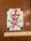 Rare early 1940?s danger sign- Eagle with swastika on back