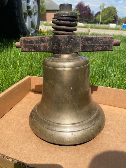 Antique Brass firetruck bell