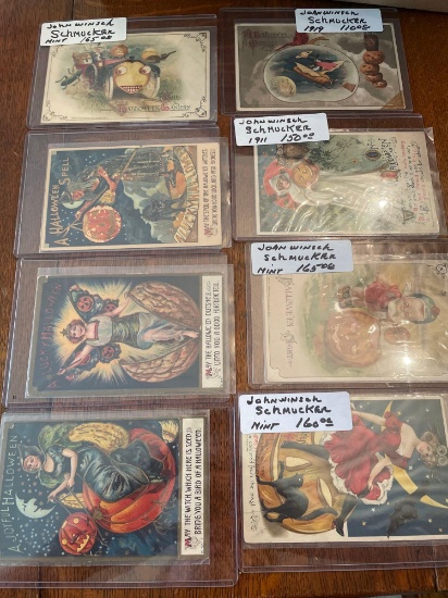 (8) early John Winston schmucker post cards