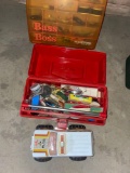 tackle boxes