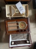 Crosley record player- Bulova and other radios