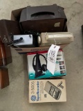 Radios- tape recorders- headphones