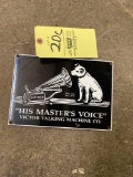 Porcelain Victor Sign