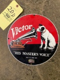 Porcelain Victor Sign