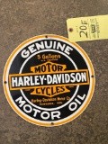 Porcelain Harley-Davidson Sign