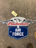 Tin Budweiser Air Force Signs