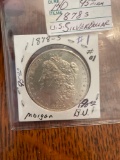 1878-s Morgan silver dollar