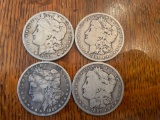 (4) Morgan silver dollars