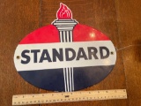 standard porcelain sign