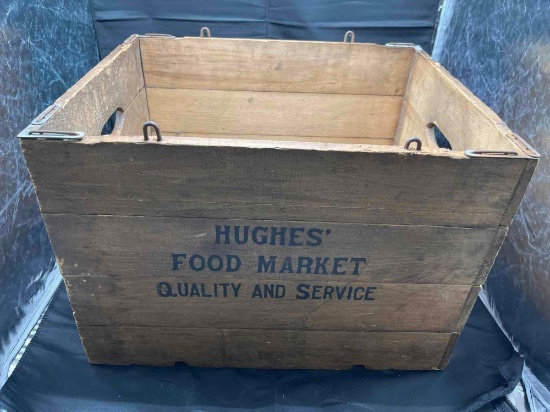 Hughes Food Market Knock Down Crate