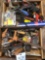 Clamps, wood plane, screw drivers and tools