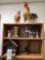 Country Decor, Birdhouse, Rooster and Hen