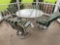 (4) Patio Swivel Chairs and Glass Top Table
