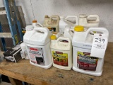 Assorted Sprays and Weed Killer