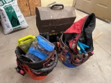 Tool Buckets, Tool Boxes, Assorted Tools