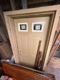 Door in Frame, Wood Pieces