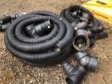 Perforated pipe, fittings, large perforated pipe
