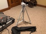 Surge protector and camera stand
