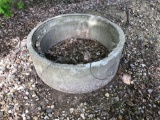Cement culvert or fire pit