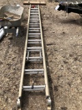 Werner fiberglass extension ladder