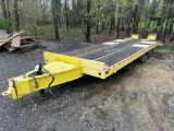 Tandem Duel Axle Equipment Trailer with 5 Ft Beaver Tail